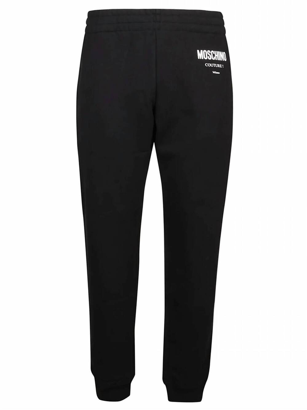 NEW MOSCHINO men's logo sweatpants in black